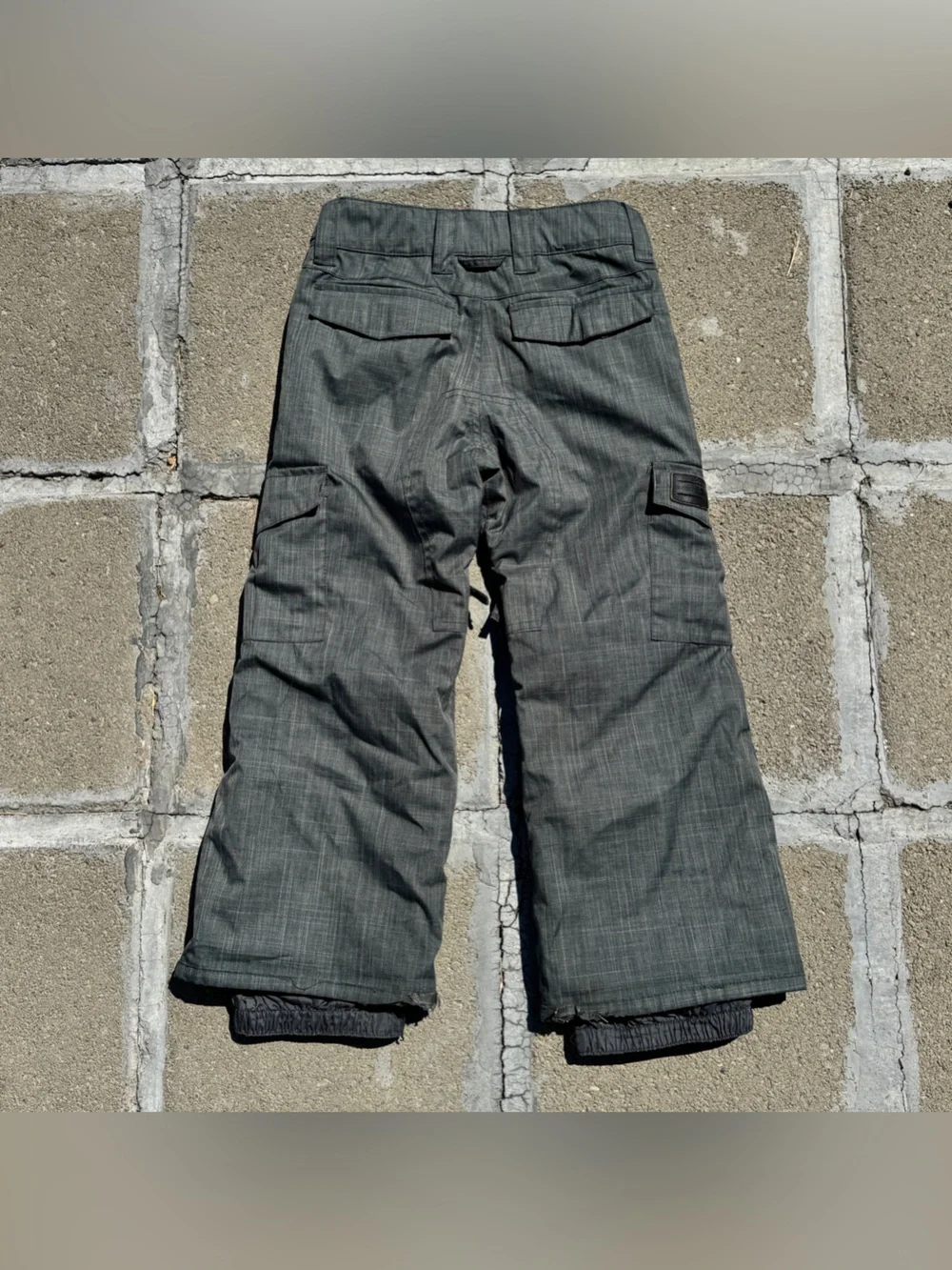 Kids Quicksilver Utility Collection Grey Snow Pants